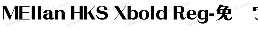 MEllan HKS Xbold Reg字体转换